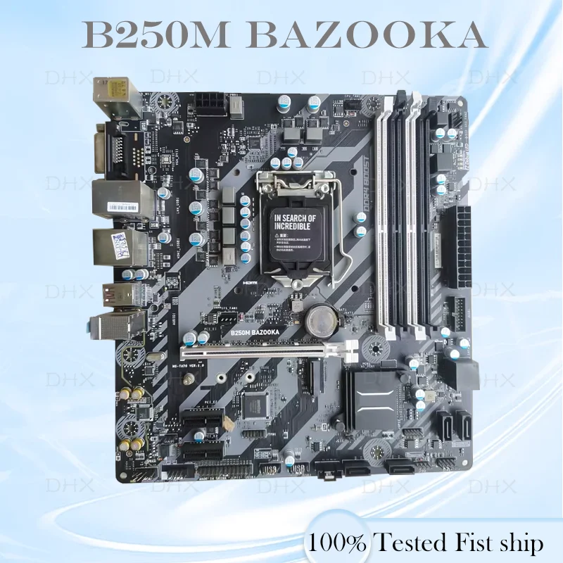 For MSI B250M BAZOOKA Motherboard 64GB LGA 1151 DDR4 Micro ATX B250 Mainboard 100% Tested  Fully Work be shipp quickly DH