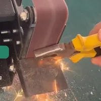Multifunction Electric Belt Sander Woodworking Metal DIY Polishing Grinding Machine Desktop Double Head Water Grinder Sharpener