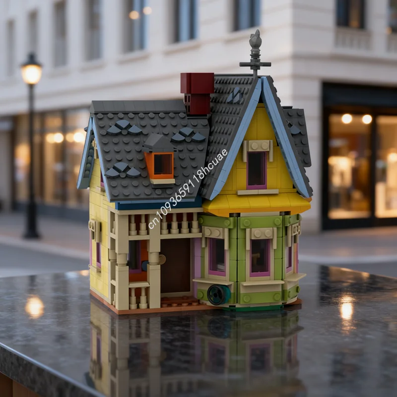 1029 قطعة MOC حتى منزل تعديلات وحدات نموذج اللبنات تجميع هدية الكريسماس لتقوم بها بنفسك اللعب فكرة إبداعية التعليم الطوب #1
