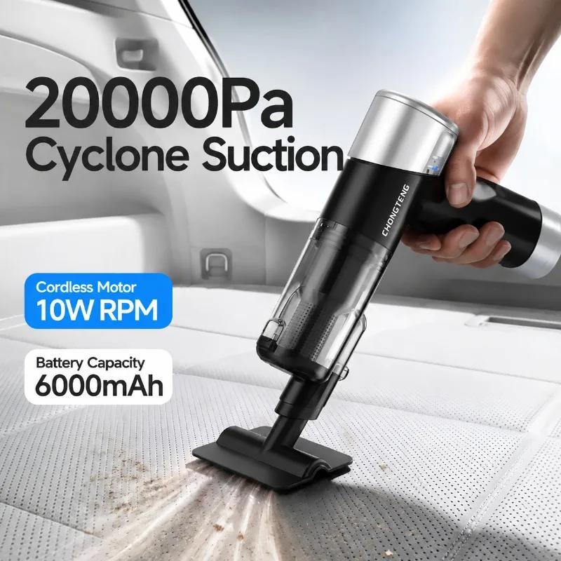 Brushless Car Vacuum Cleaner Handheld Mini Wireless Auto Vacuum with Ultra Large Suction Blow and Suction Integrated Device