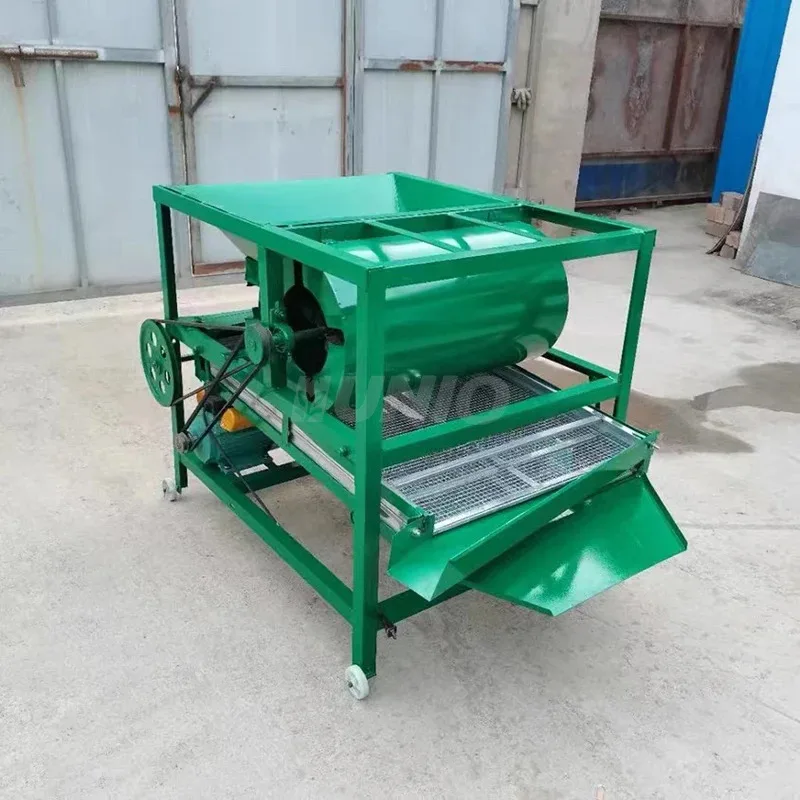 

UNIO Hot Sale Farm Use Multifunctional Motorized Grain Screening Machine Wheat Corn Soybean Rice Cleaning Grading High