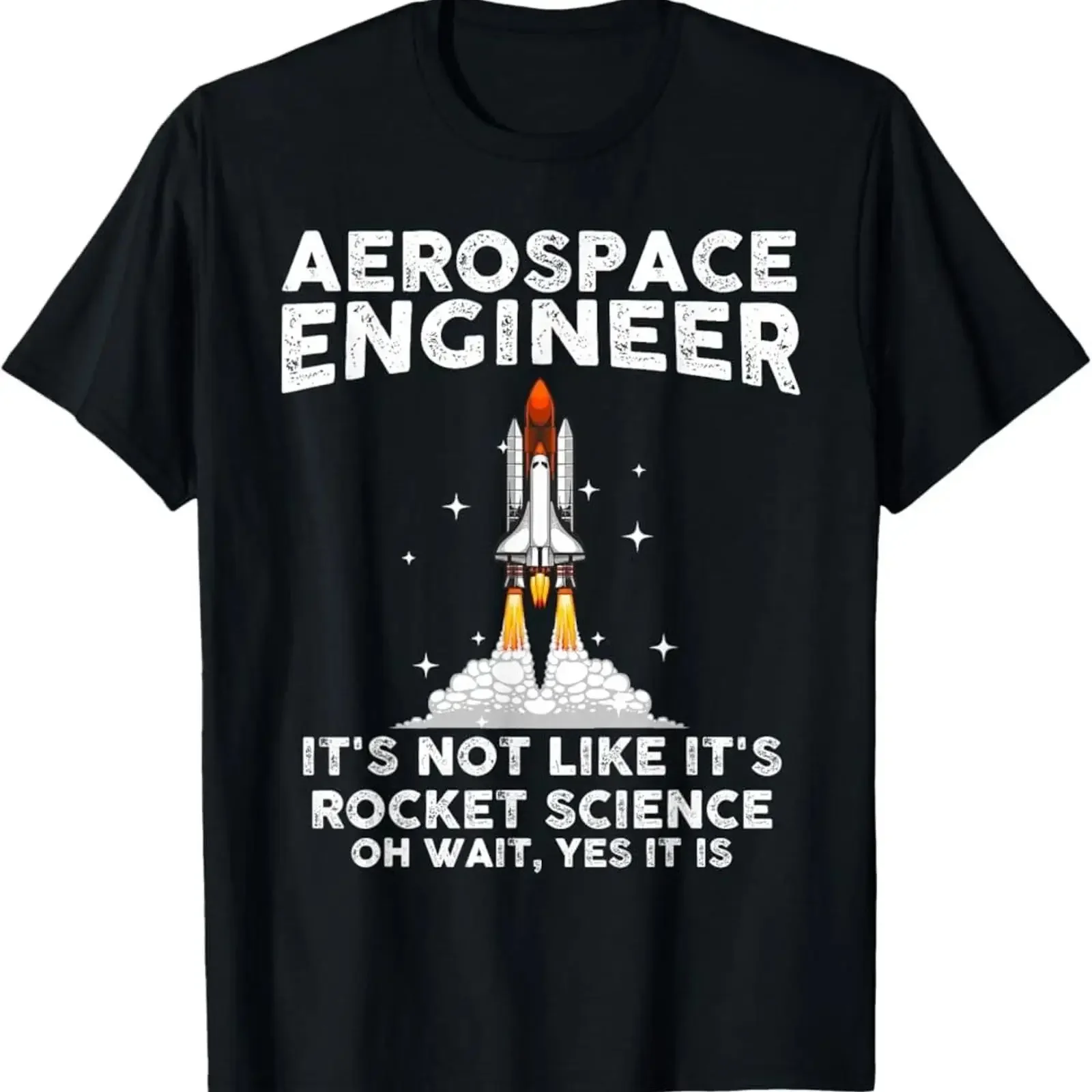 Cool Aerospace Engineer For Rocket Scientist Space T Shirt S 5XL vintage Washed homme Breathable Top For Everyday Wear