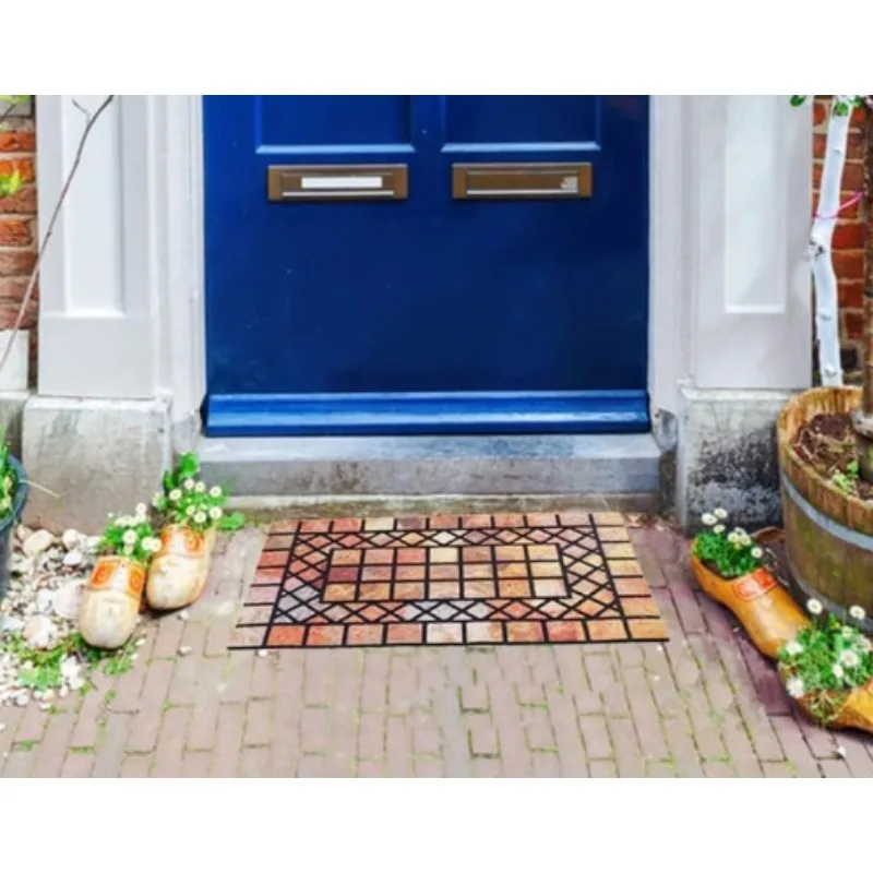 ممسحة ترحيب، مناسبة لمدخل المنزل، سجادات المدخل الخارجية، متوفرة بمجموعة متنوعة من الألوان. #3