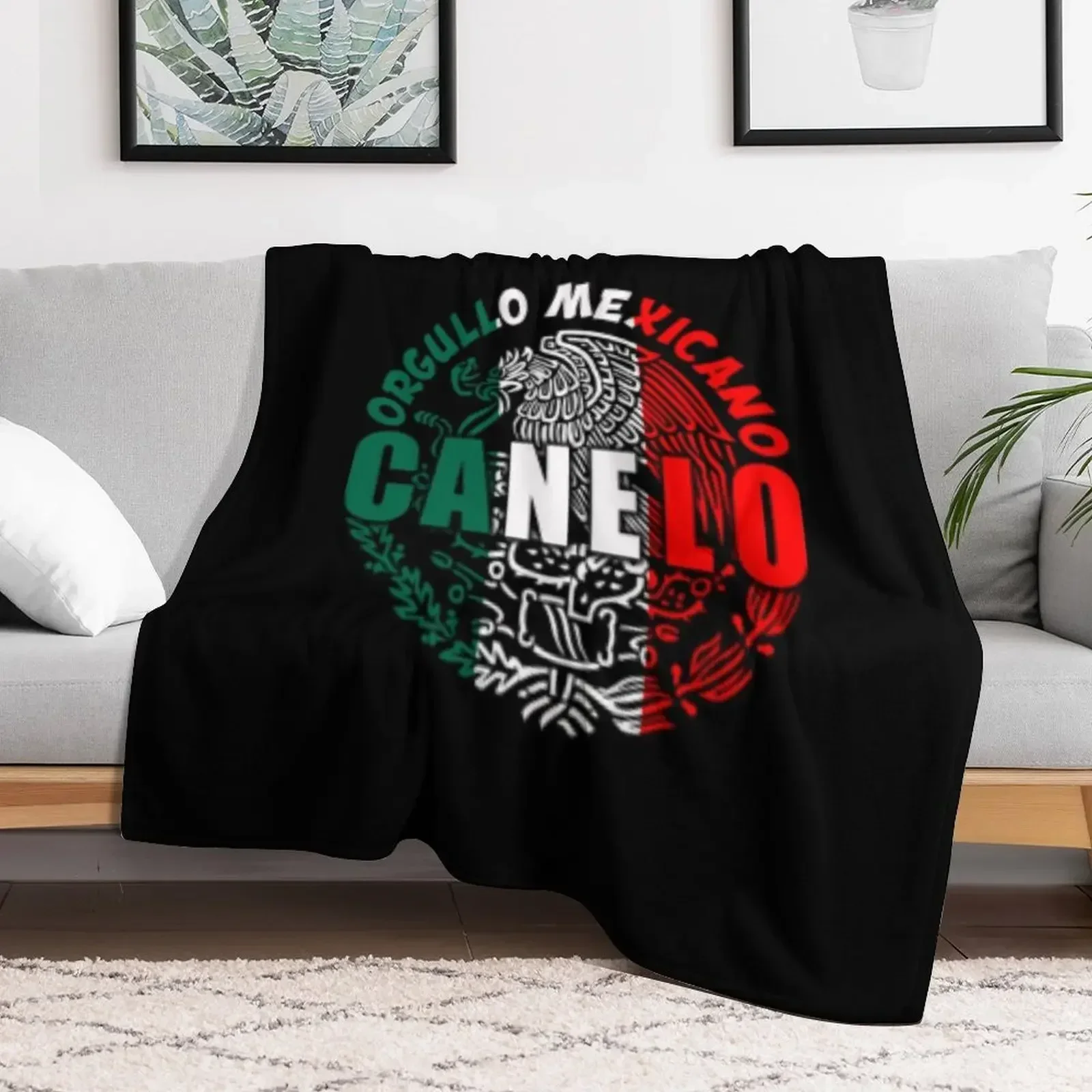 

Canelo Alvarez - CANELO ALVAREZ trending TEAM CANELO Throw Blanket Furry Plaid on the sofa Blankets