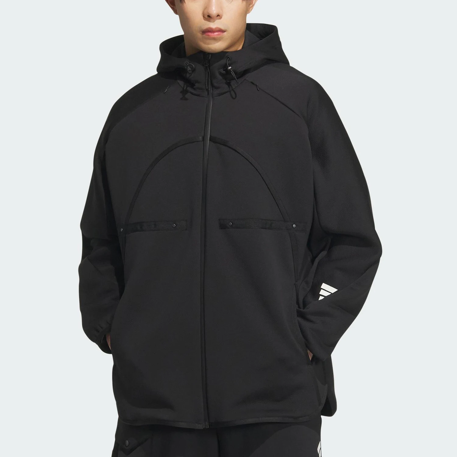 

Оригинальная спортивная куртка Adidas 2025 для мужчин и женщин, трикотажная, свободного кроя, для активного отдыха JW9082