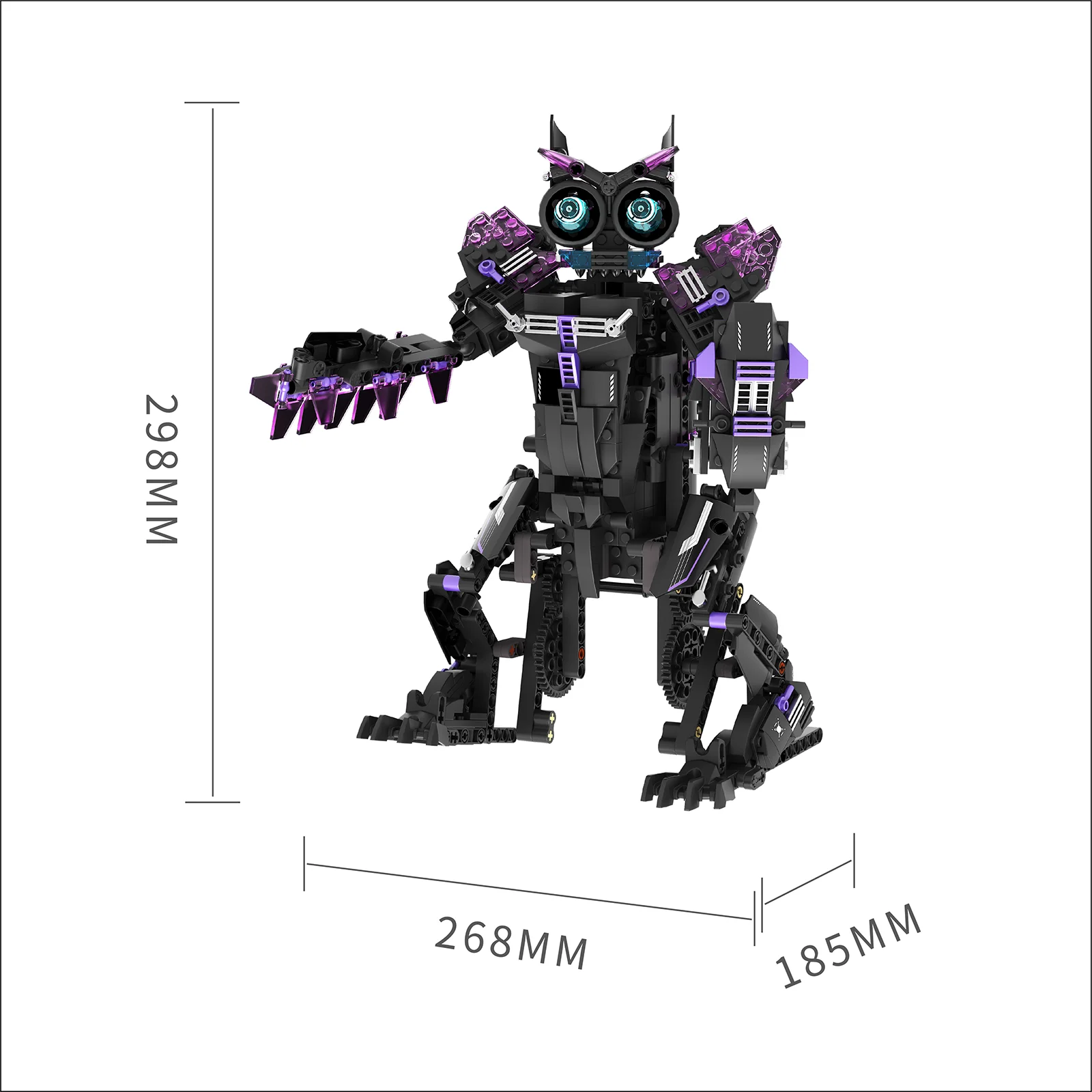 

935 шт., пятиканальная механическая модель зверя, строительные блоки, приложение, дистанционное управление, программируемые MOC, сборка, кирпичи, украшения, игрушки