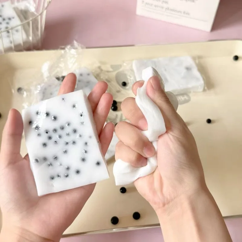 스퀴시 텍스처 여드름 짜내기 장난감 감각 디자인 재사용 가능한 장난감 슈퍼 소프트 피젯 불안 완화 장난감 디컴프레션 선물