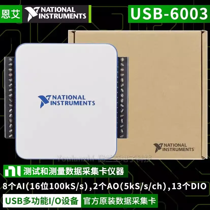 

USB-6003 NI Совершенно новая оригинальная карта сбора данных 782608-01 DAQ Многофункциональное устройство ввода-вывода