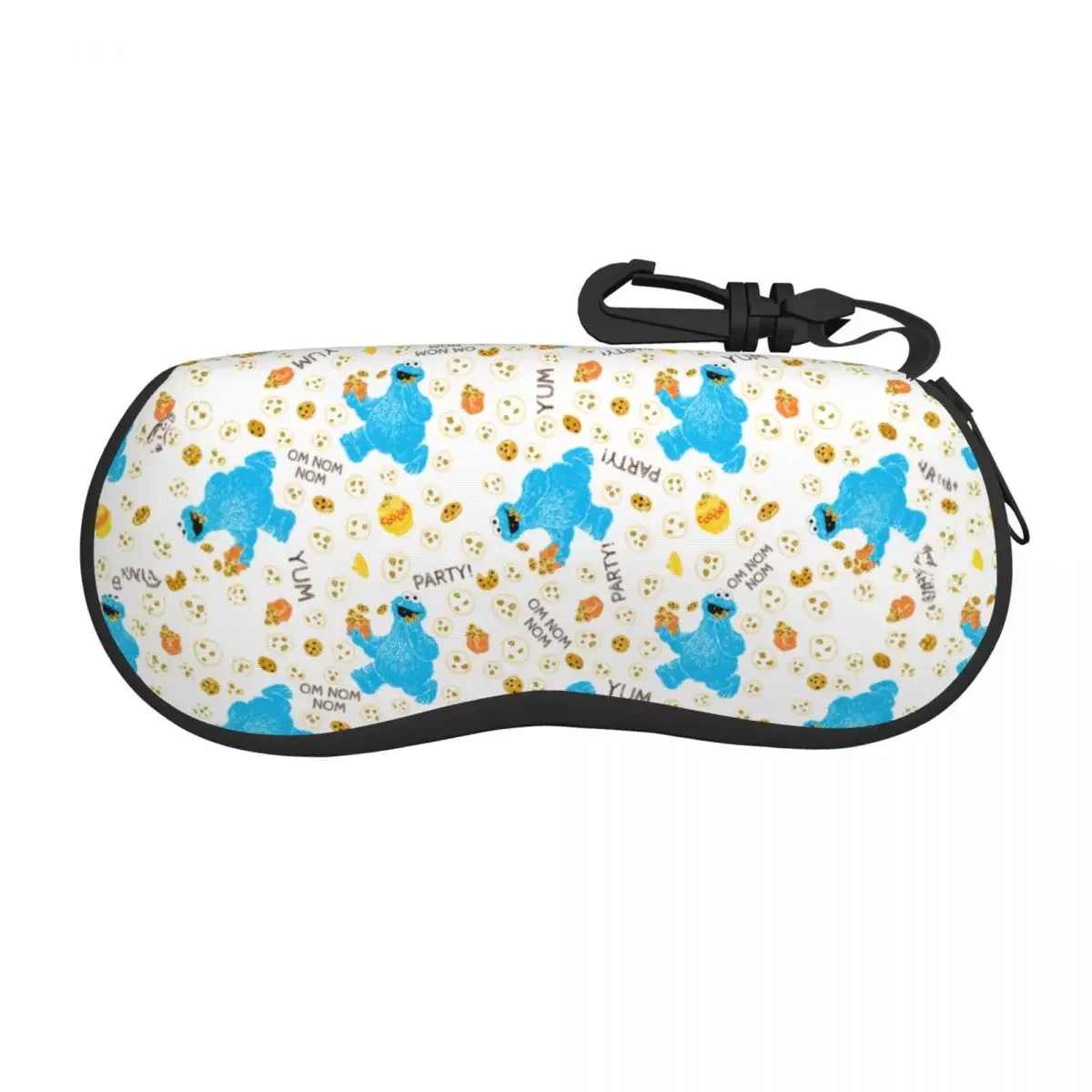 Cookies Monsters Glasses Case Unisex Printing Eyewear Storage Box Anti-Pressure Sunglasses Box