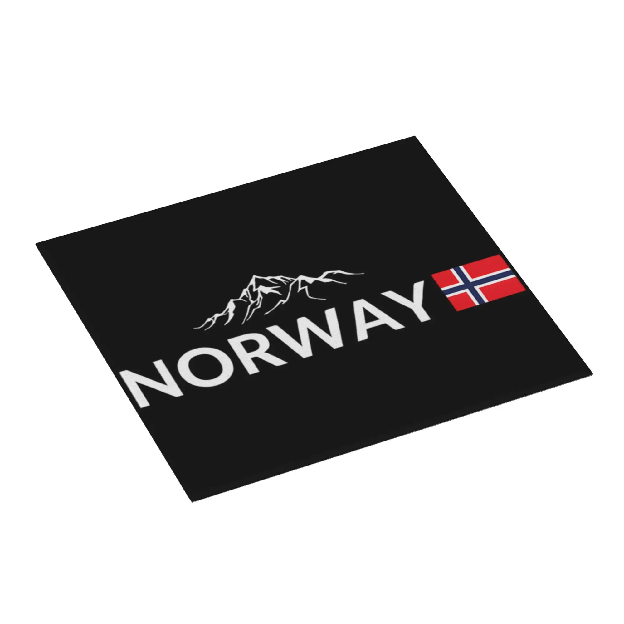Norway Flag Non‑Slip Waterproof Absorbent Barware Tableware Oil Proof Reusable Norwegian Flag Bathroom Drying Mat For Kitchen