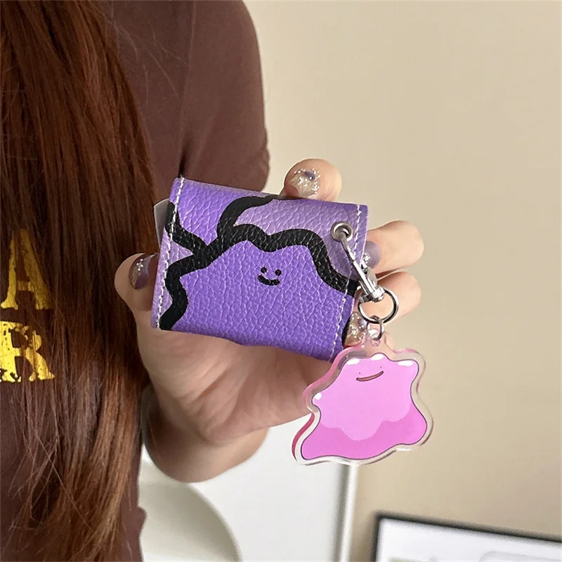 

Kawaii Cartoon Leather Soft Earphone Cases For Airpods 4 3 2 Pro And Airpod Pro2 Gen Cute Charging Box Cover