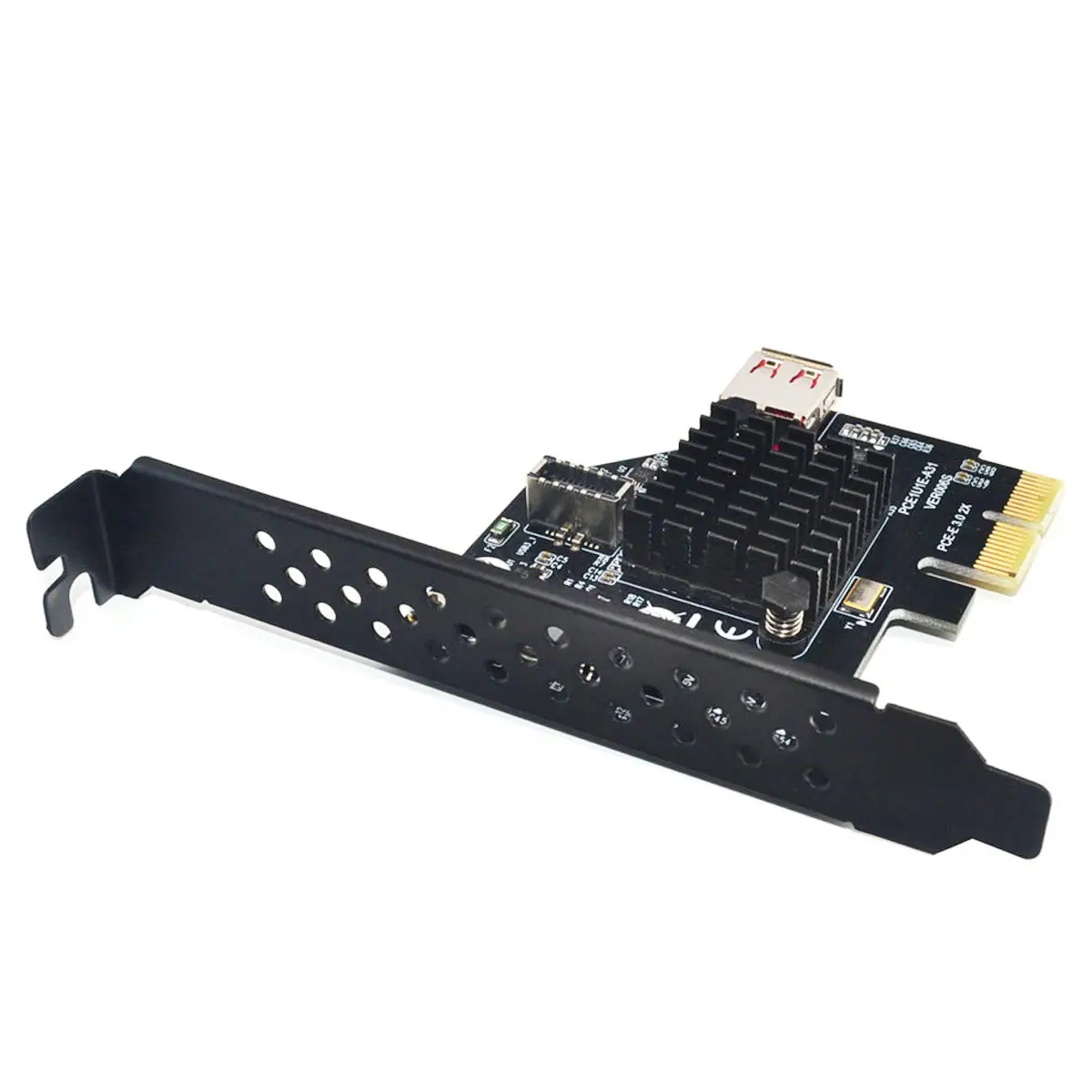 Xiwai Chenyang USB 2.0 & USB 3.1 Front Panel Socket to PCI-E Express Card Adapter for Motherboard