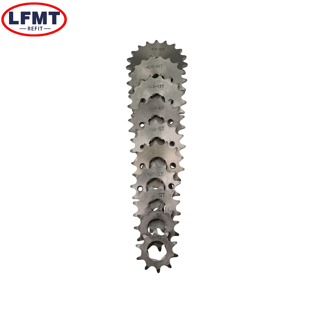 Motorcycle 428# 20mm Front Engine Sprocket 10 11 12 13 14 15 16 17 18 19T Tooth For Steel Bike Quad Go Karts Buggy ATV Dirt Bike