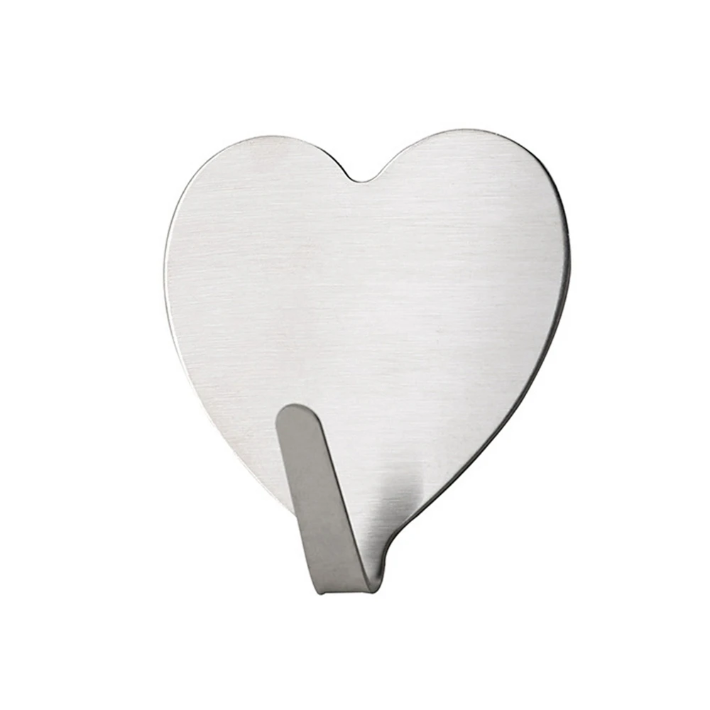 

Adhesive 1/5pcs Home Decor Door Keys Coat Hook Clothes Wall Hooks Kitchen Organizer Decorative Hooks Bathroom Storage Hanger