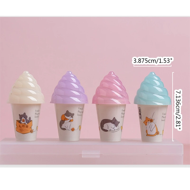 กระเป๋าดินสอ Sharpener การ์ตูน Sharpener สำหรับ (6-8มม.) HB 2B นุ่มถ่าน Hard ถ่านดินสอสีแต่งหน้าดินสอ