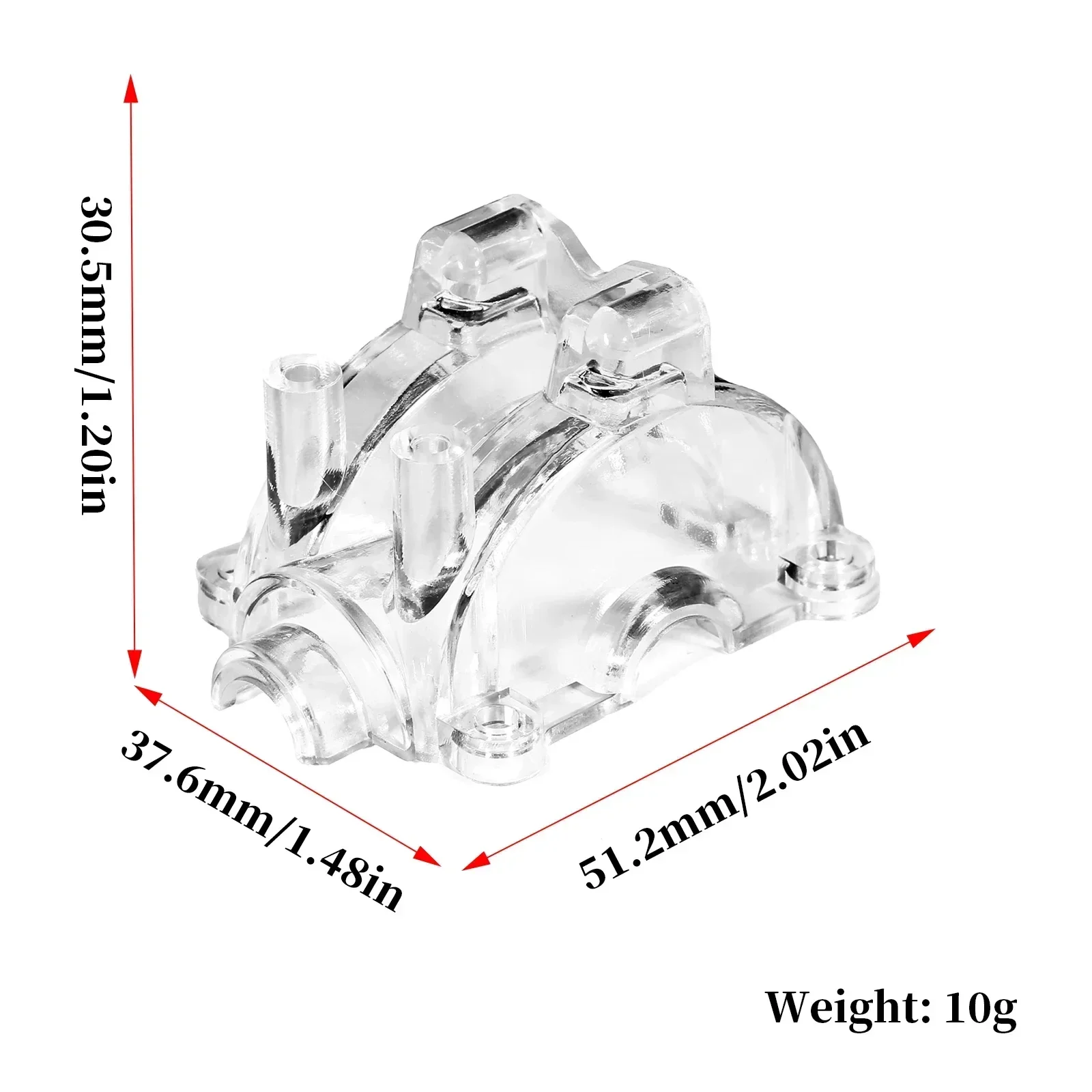 Caixa de engrenagens de plástico habitação caixa de engrenagens escudo caso diferencial para tamiya tt02 TT-02 1/10 rc carro atualização peças acessórios