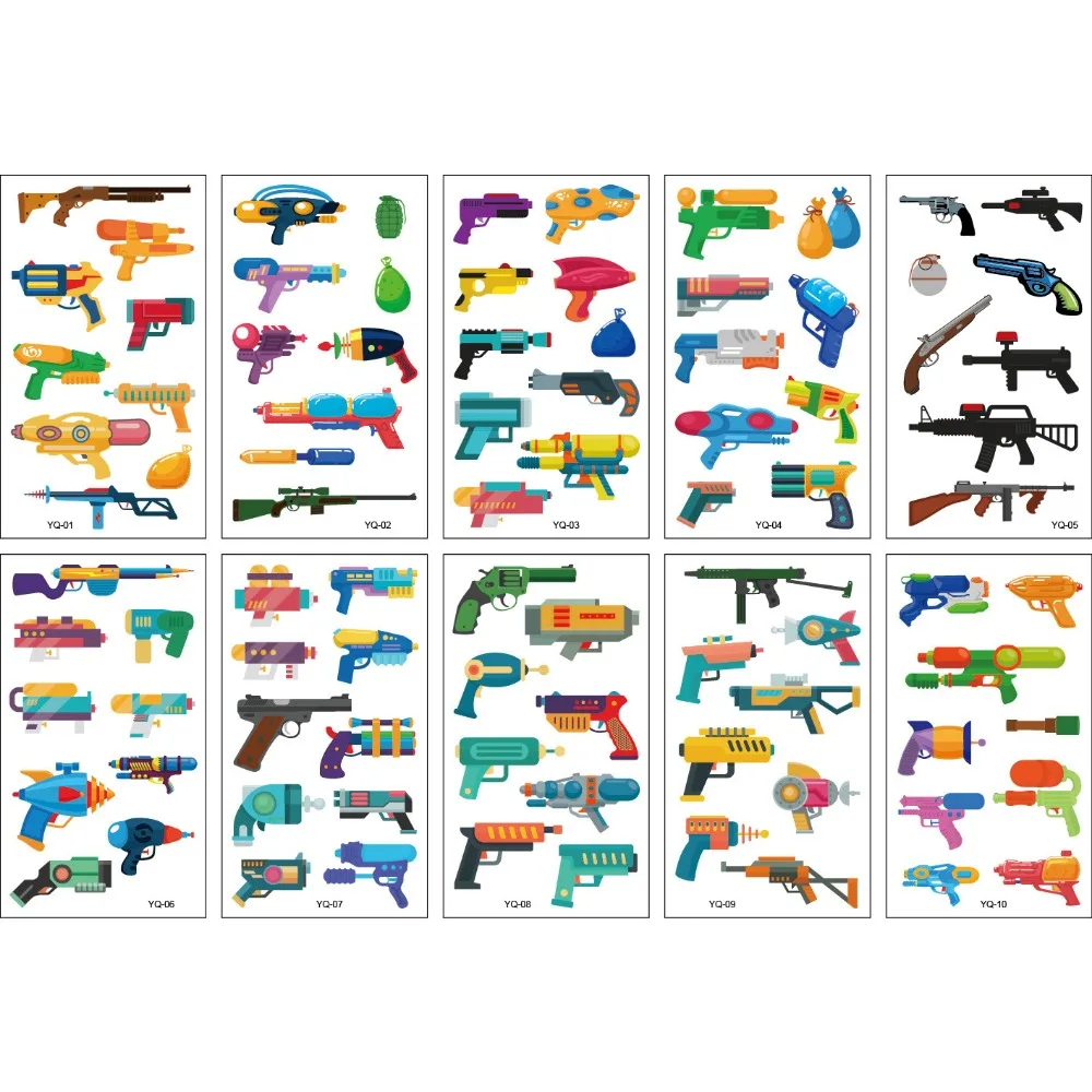 Tatuaje luminoso pegatina de alto sentido dibujos animados para niños unicornio dinosaurio sirena tatuaje temporal pegatina 10 piezas