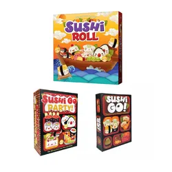 Gamewright |   Gra na imprezę Sushi Go |   Gra karciana |   Wiek 8+ |   2-8 graczy |   20-minutowy czas gry