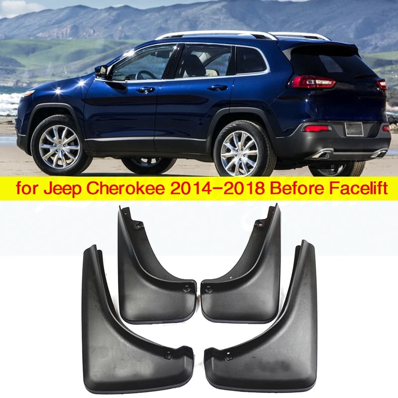 for Jeep Cherokee KL 2014 2015 2016 2017 2018 2019 2020 Mudguards Mudflap Fender Mud Flaps Splash Guards Protect Car Accessories