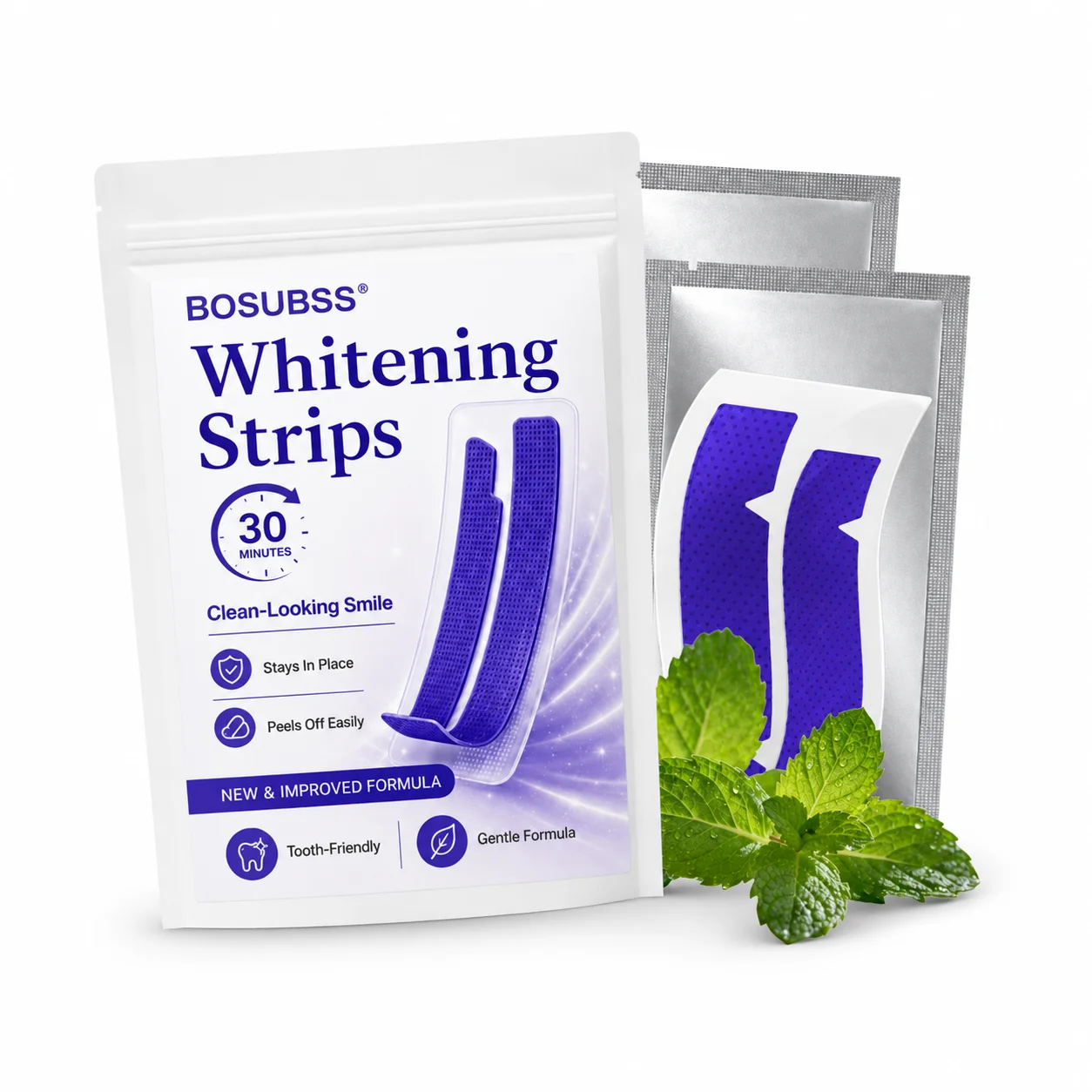 3Pcs Dental Patch Care Strips for Daily Oral Beauty Gentle Comfortable Easy Home Or On-the-Go Use