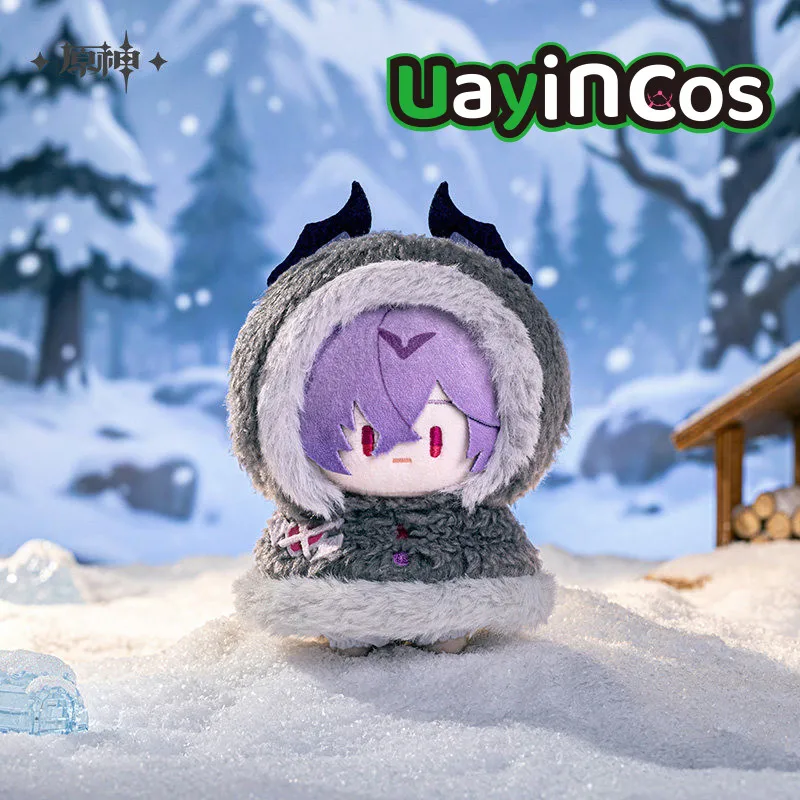 

In Stock Original Genshin Impact Skirk Tartaglia Durin Stuffed Plushies Doll Clothes Keychain Bag Play in the snow series Ani
