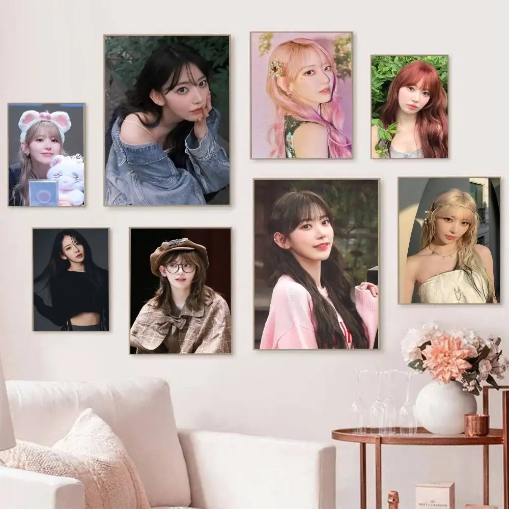 Póster de Singer M-iyawakis Sakura, pegatinas de pared autoadhesivas para decorar habitaciones, salas de estar, cafeterías como regalo sin marco