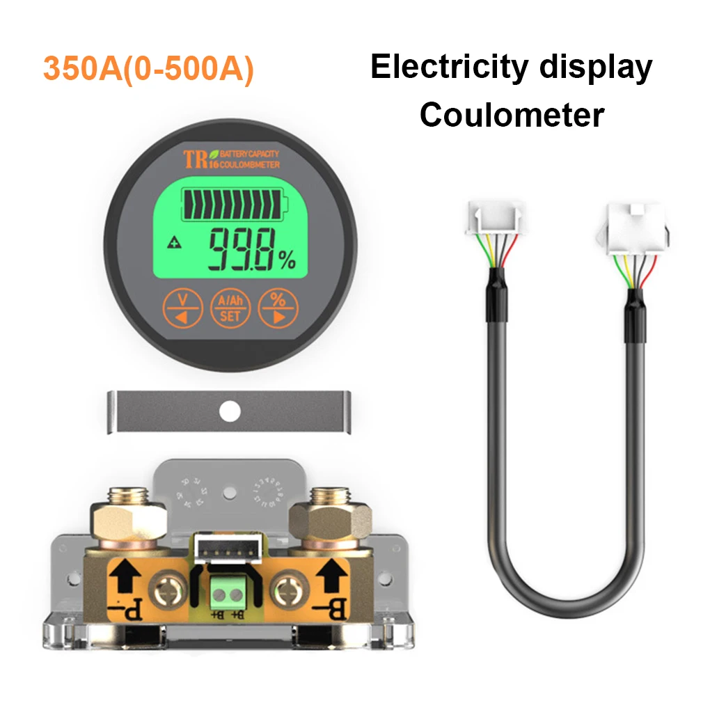 

LCD Digital Batteries Meter Voltage Current Gauge Automotive Type 2