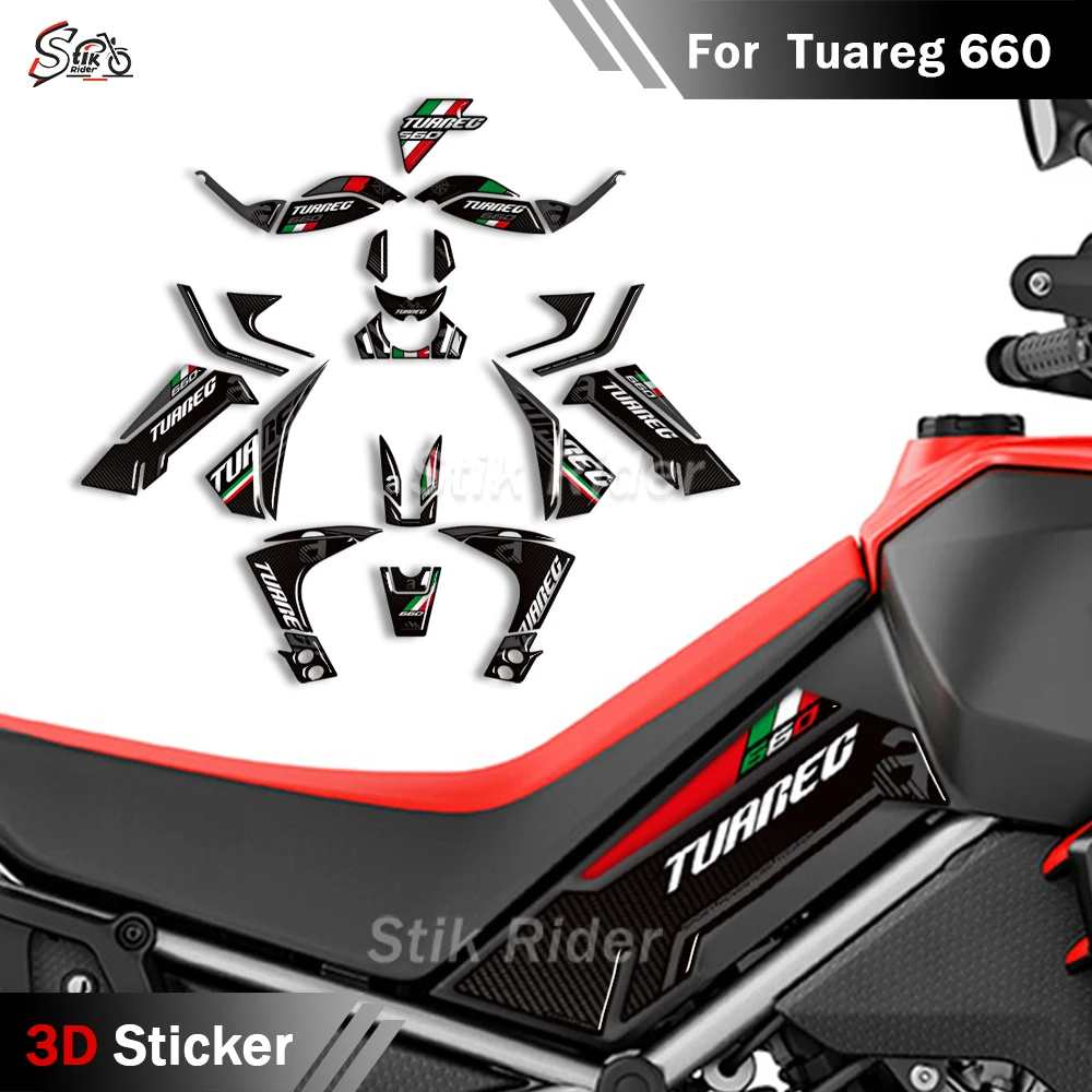 

Tuareg 660 Motorcycle Fuel Tank Pad Sticker Anti-Slip Tank Side Protection Decal For Aprilia Tuareg660 RALLY 2025 2026