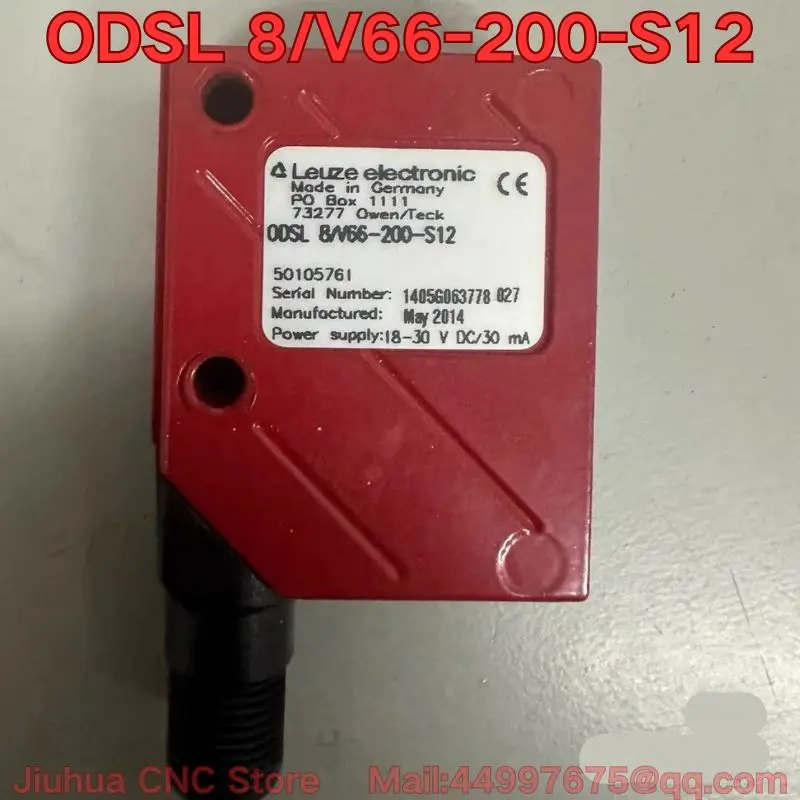 

Second-hand ODSL 8/V66-200-S12 laser sensor function test is normal