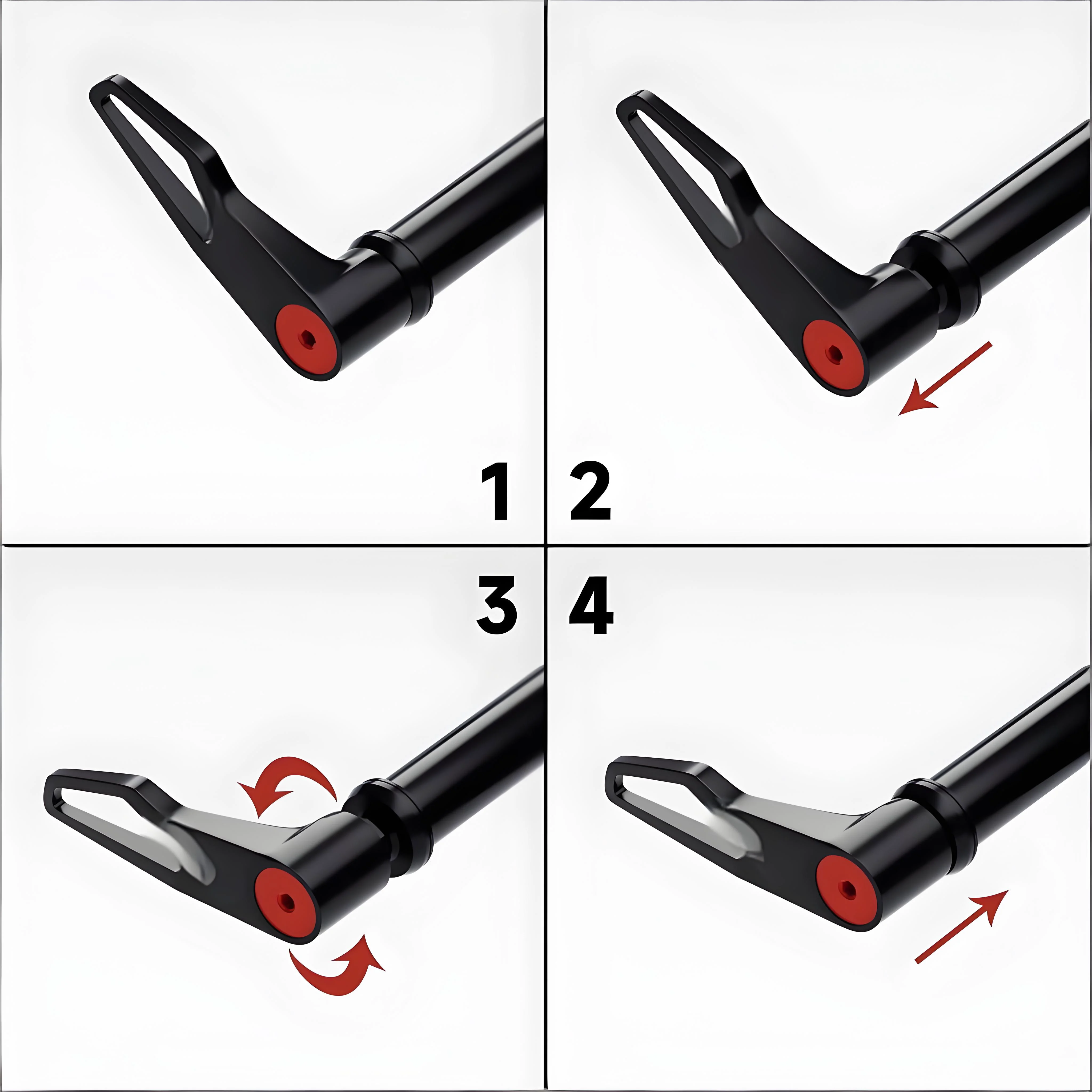 Swift MTB Bike Quick Release Removable Thru axle With handle M12x142 Bicycle hub Adapter for quick release thru axle W/lever