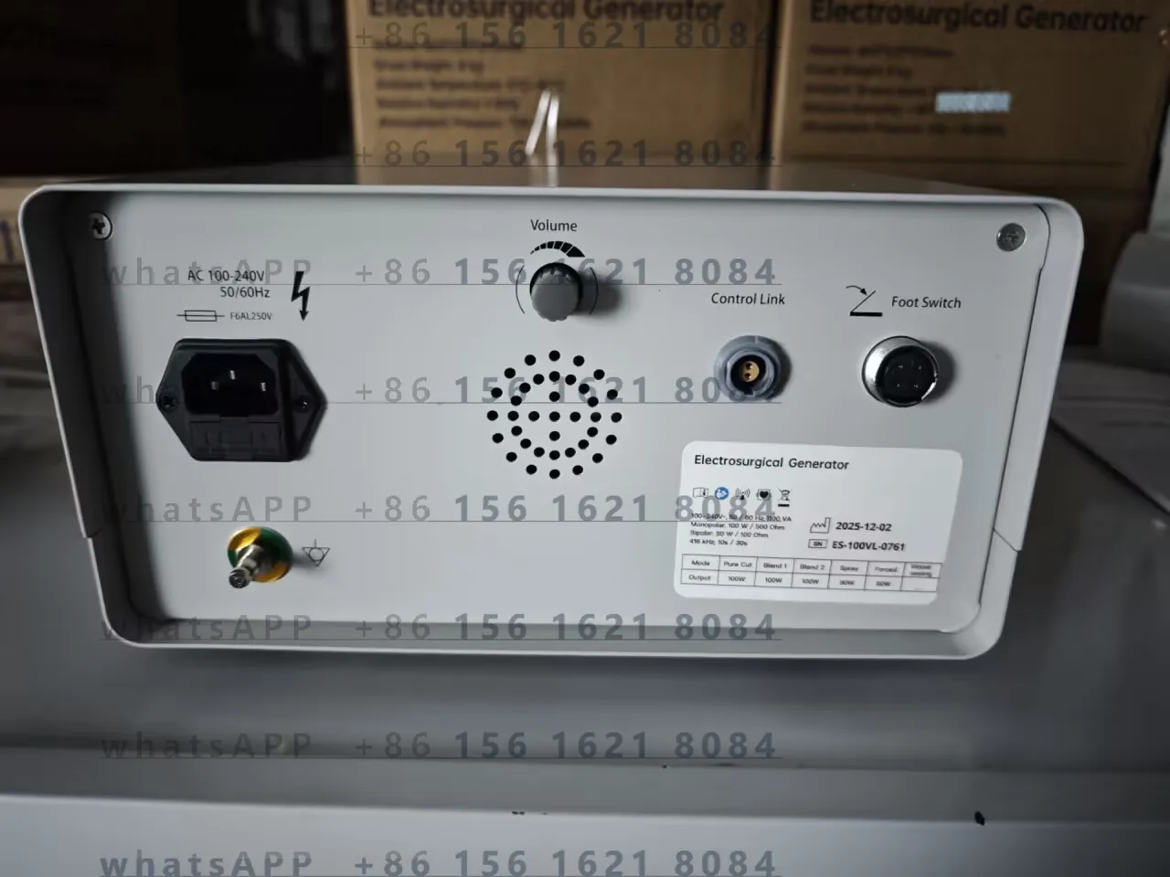 

Монополярный/биполярный электрохирургический аппарат с функцией коагуляции крупных кровеносных сосудов