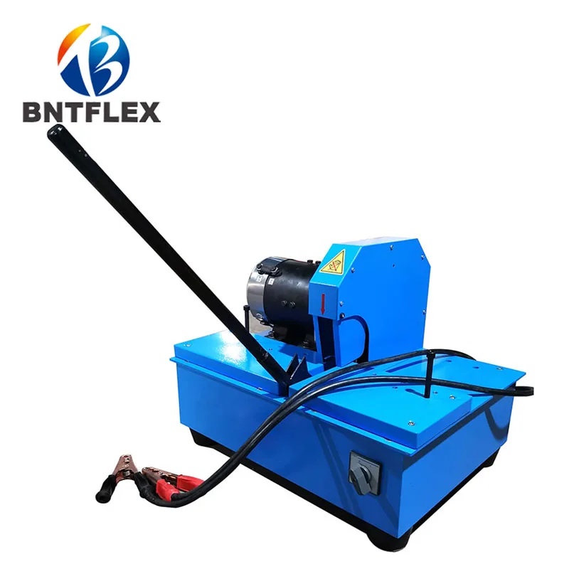 Mobile van service 2 inch 4 wire DC12V cutting machine for hydraulic rubber hose