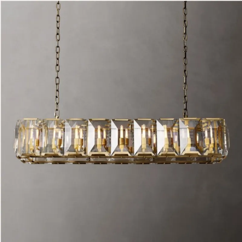 

CX490OY E14 American Minimalist Modern Design LED Crystal Pendant Lights Kitchen Pendant Lamp Bedroom Pendant Light For Lighting