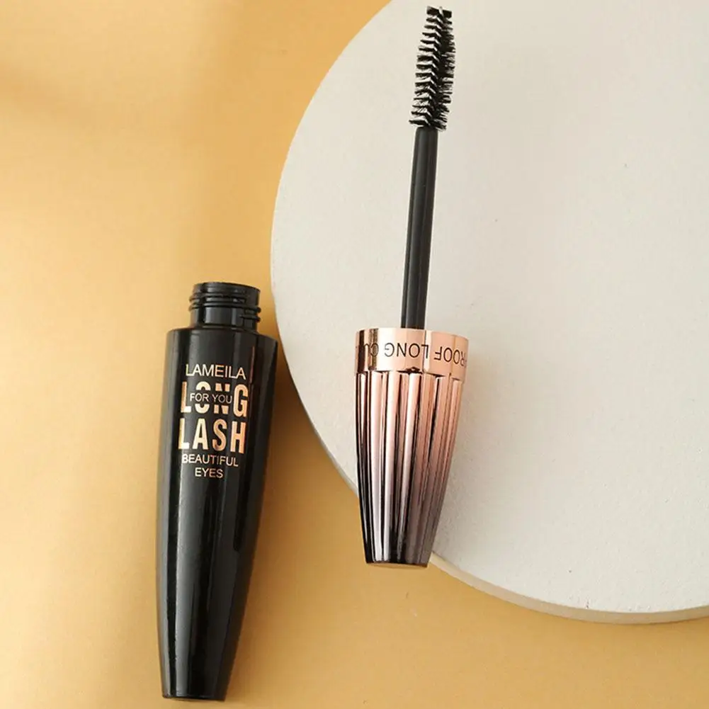 Mascara sbavante effetto estensione ciglia, impermeabile e durevole ipoallergenico per volume/curl naturale, facile da applicare e rimuovere
