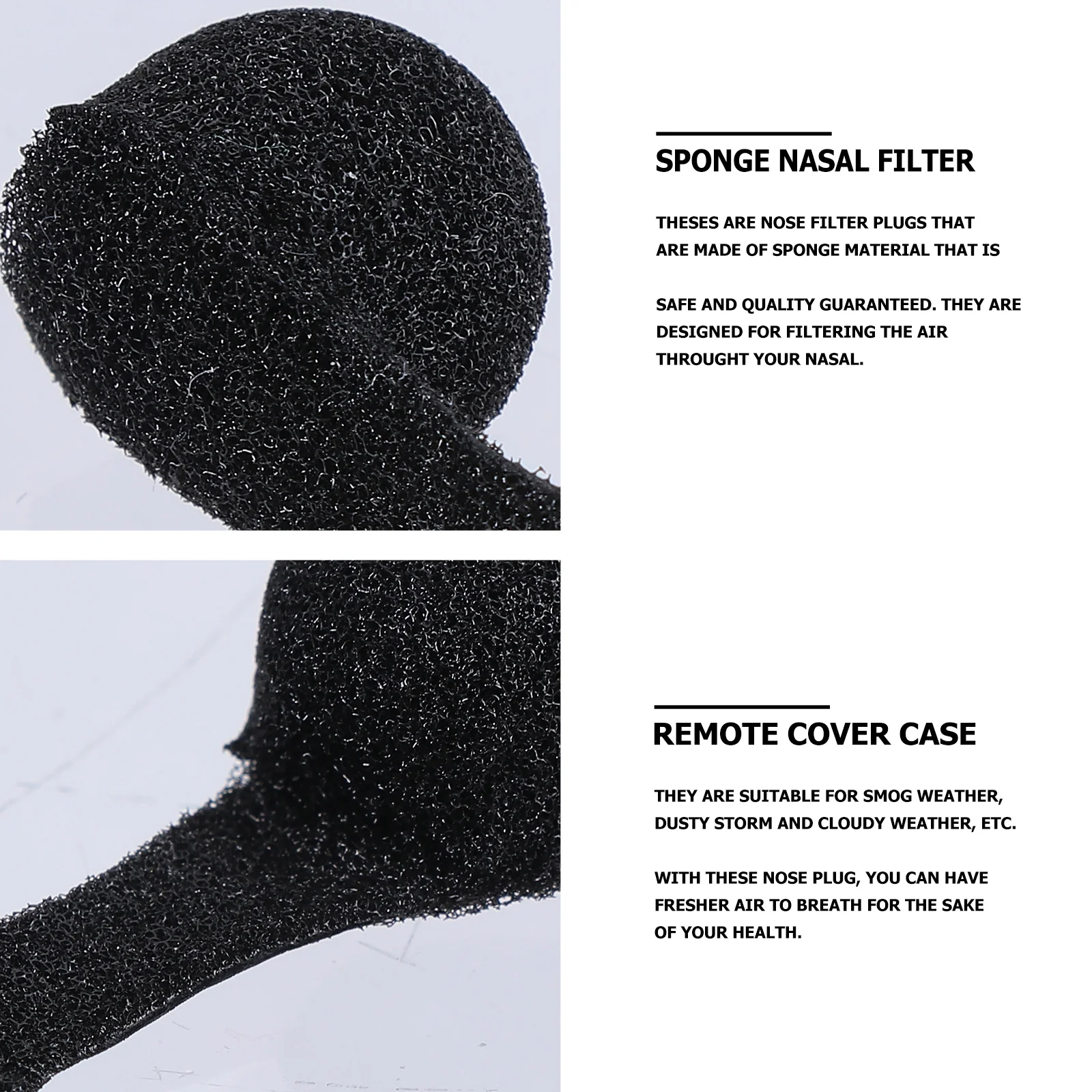 

50 шт. одноразовые заглушки для носового фильтра, безопасные, невинные, на весь день, для смога, пыльной погоды, загара, заглушки для носа, губка, носовой фильтр