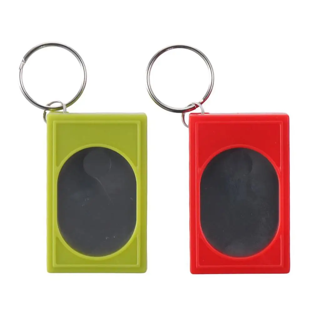 2 Pcs Square Box Training Clickers Obedience Aid ABS Including Hanging Rings Dog Training Clicker Signaling Clicker Animal