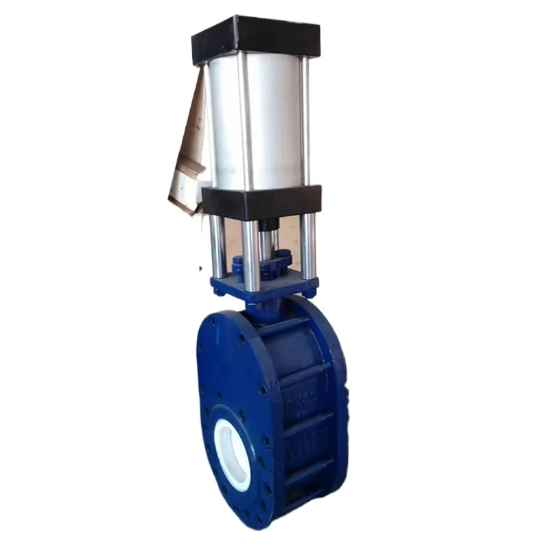 For Pneumatic Ceramic Double Gate, Wear-resistant Discharge Valve Z674TC-10C Power Plant, Plug-in Board