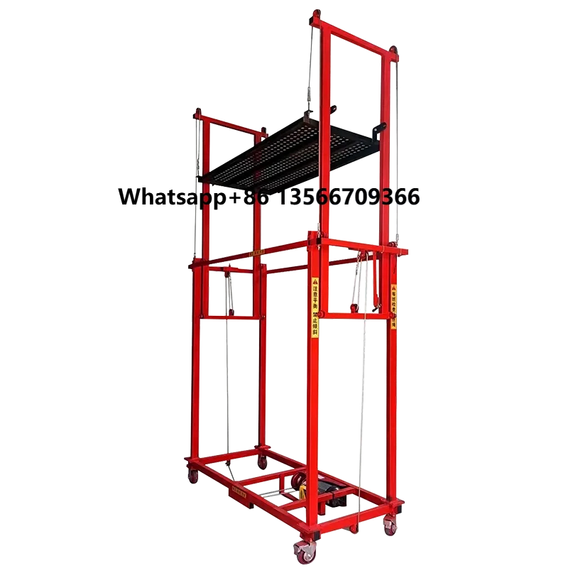 

UNW Multiple Modules Foldable Aluminium Electric Scaffolding Lifting Platform 6m