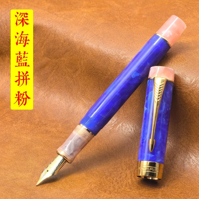 limited-edition-jinhao-100-fountain-pen-ef-f-m-nib-transparent-color-resin-luxury-pens-stationery-office-school-supplies