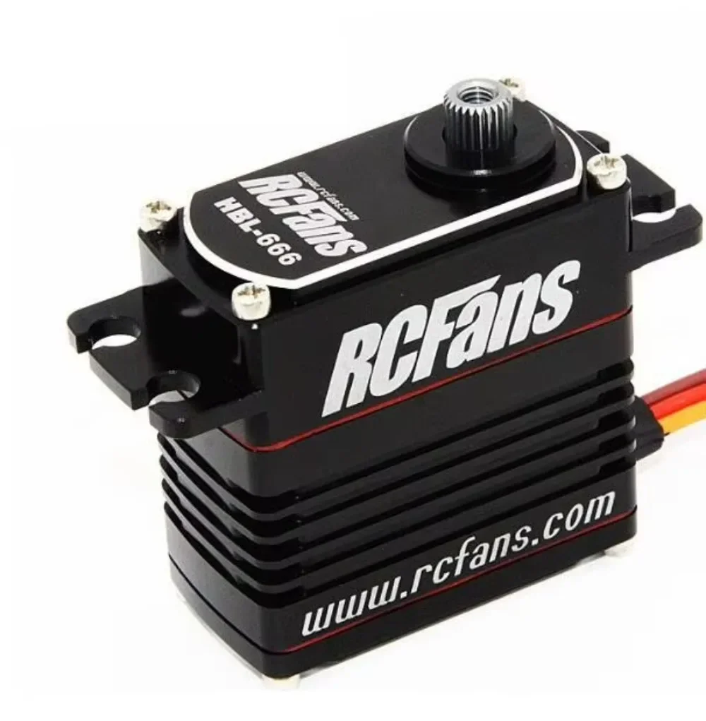 Rcfans HV 30KG Servo Titanium alloy gear all metal high pressure brushless waterproof Buggy drift Monster truck Crawler HB