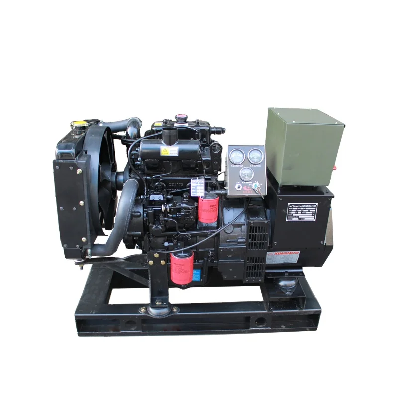 Factory direct  supply 20kva electrical generator set powered by twin cylinders engine hot sell