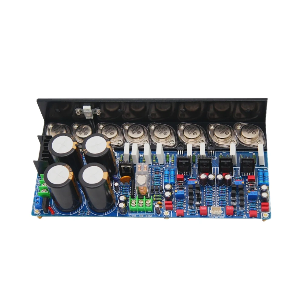 

AIYIMA Class AB HiFi High-Power Board Two-Channel Power AMP Board 4 Ohm 300W × 2 American Gold Seal 8-Tube Power AMP Board