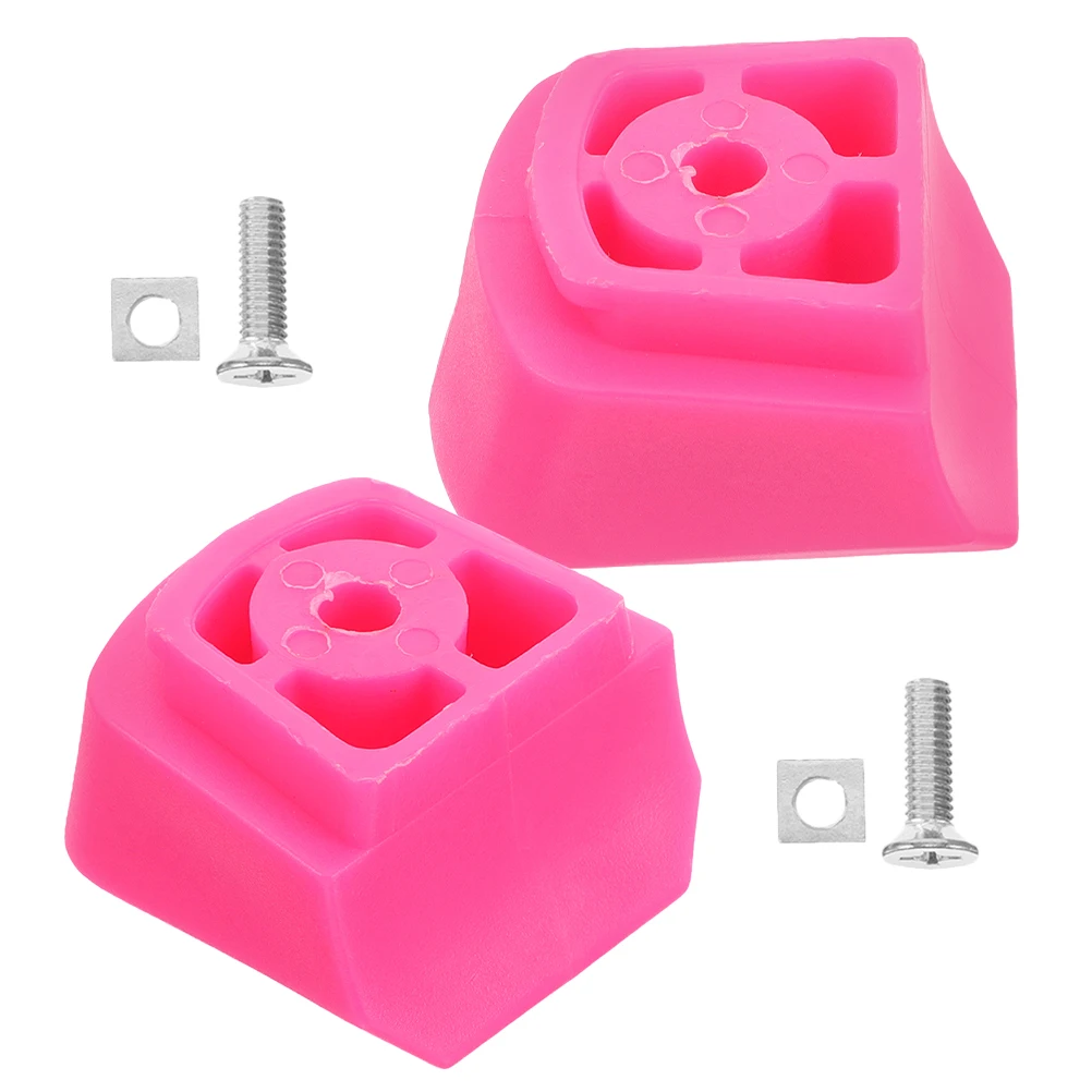 

2pcs Children Roller Skating Brake Blocks Durable Material Universal Fit Inline Skate Parts Kids Safety Accessories Roller