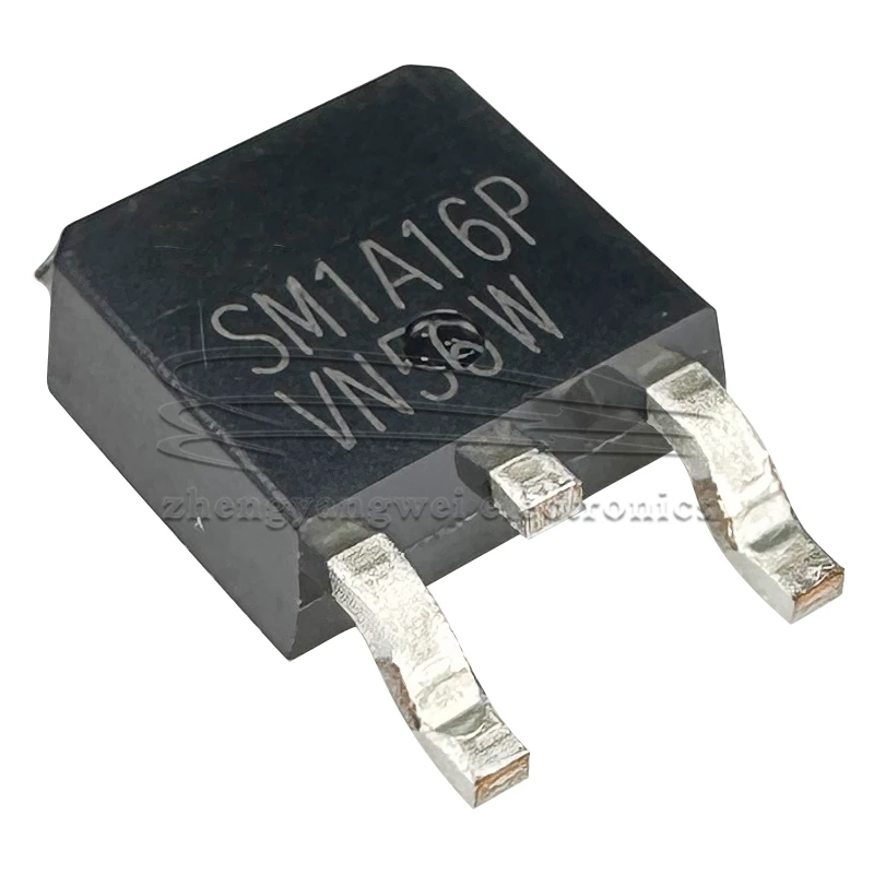 SM1A16PSUC-TRG TO-252-2 SM1A16P 10PCS 13A 100V P 채널 향상 모드 전력 트랜지스터 MOSFET