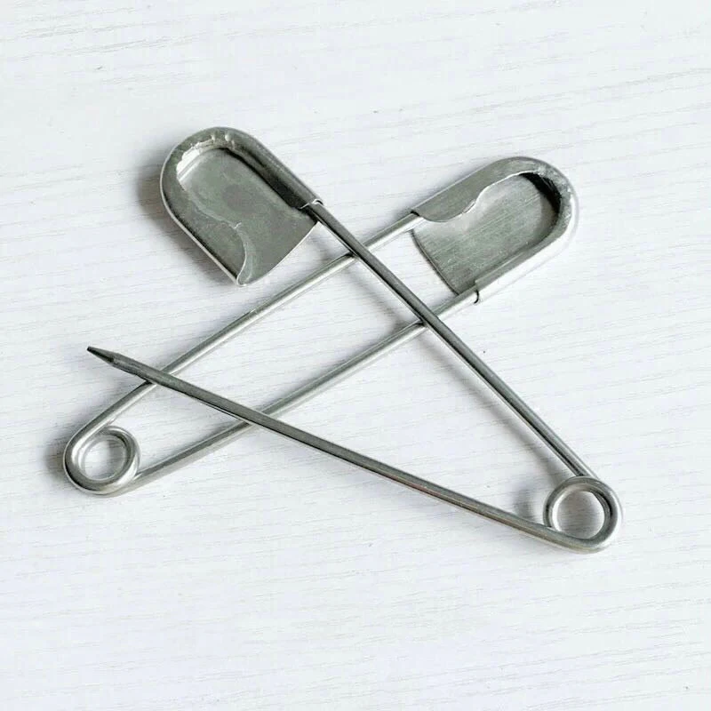 10Pcs Stainless Steel Large Safety Pins 12.8cm Brooch Pins DIY Stitch Sewing Tools Accessories for Jewelry Making Crafts Scarf