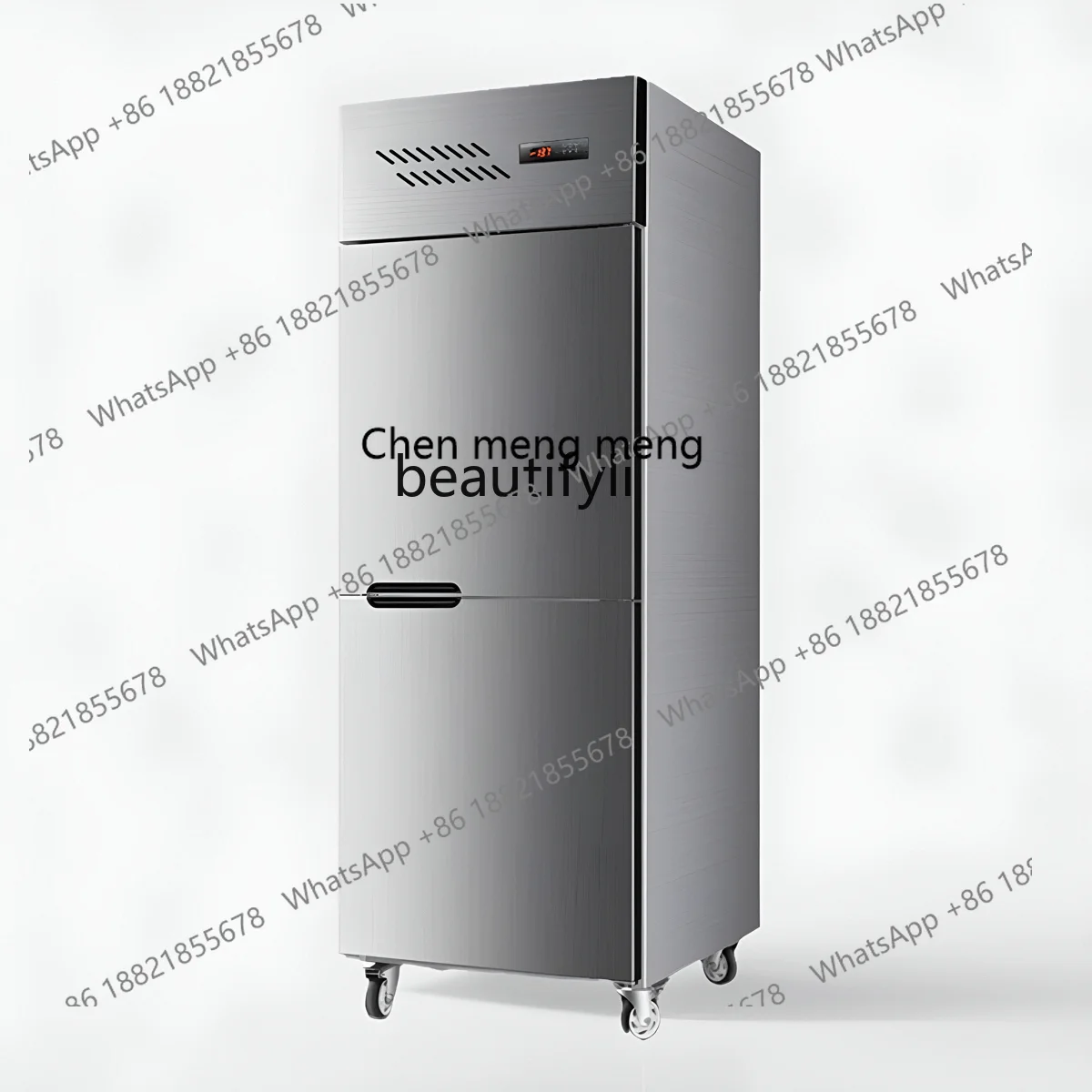 

Refrigerator Commercial Air-Cooled Vertical Freezing and Refrigeration Double Temperature Baking Strip Freezer