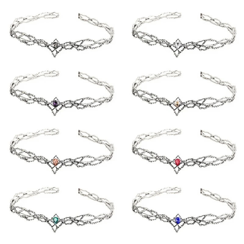 

Multipurpose Elven King Tiaras Stylish Alloy with Comfort Accessory for Party Supplies Decoration and Special Event