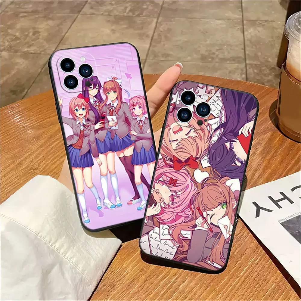 D-Doki D-Doki Literatures Clubs Phone Case For Samsung Galaxy A73 A54 A13 A33 A53 A32 A52S Soft Cover