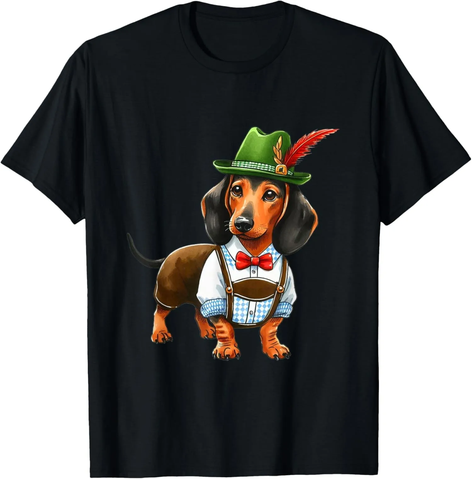 Oktoberfest Dachshund Cute Sausage Dog German Unisex T-Shirt