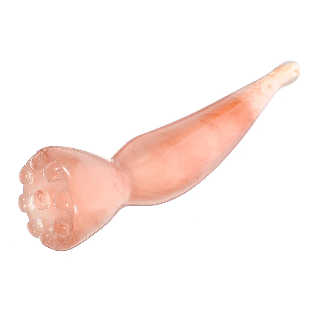 

Face Massage Stick Beeswax Lotus Color Gua Sha Tool Muscle Relaxation Facial Tension Relief Skin Flexibility Increase for Face